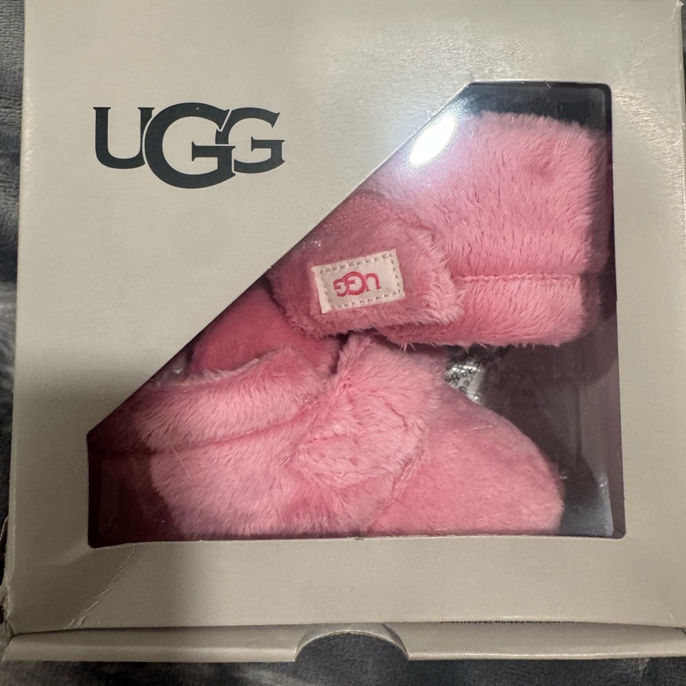 UGG Pink Bixbee Baby Booties